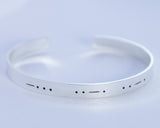 Morse code bracelet, best friend gift, BFF gift, secret message,