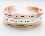 Morse code bracelet, best friend gift, BFF gift, secret message,