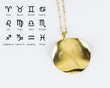 Personalized Zodiac Symbol Pendant Horoscope