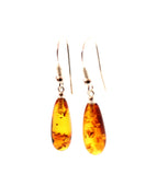 Baltic Amber Jewelry - Drop Earrings with Sterling Silber 925