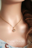 "Ocean Treasure" 24 Karats Seashell Necklace