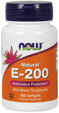 Vitamin E-200 - Natural (Mixed Tocopherols) - 100 softgels