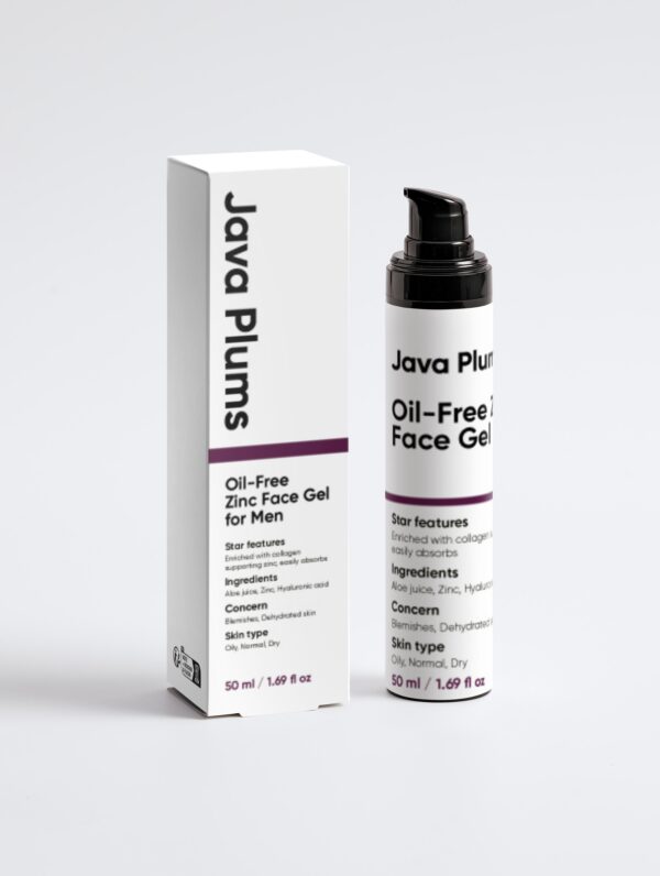 Oil-Free Zinc Face Gel for Men