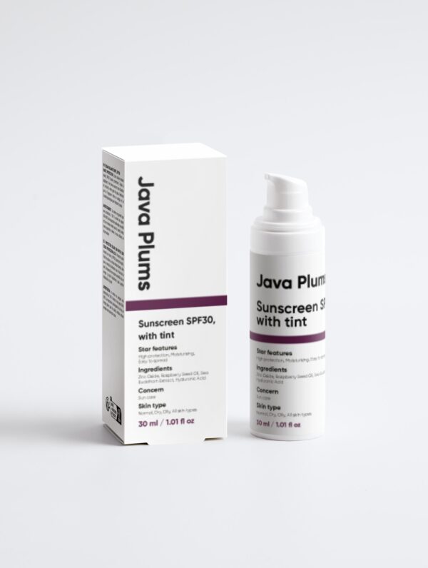 Sunscreen SPF30, with tint