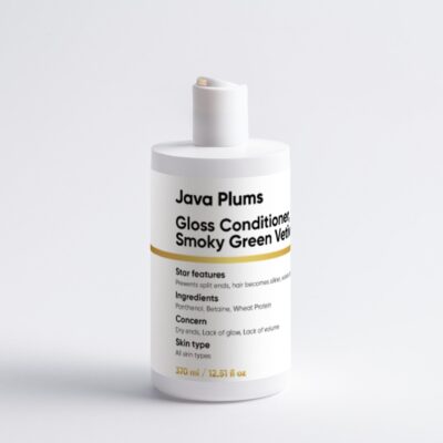 Gloss Conditioner with Smoky Green Vetiver for smooth, shiny, and soft hair with a luxurious fragrance.