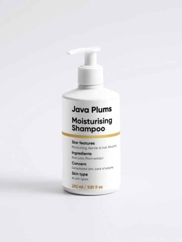 Moisturising Shampoo with Aloe Juice that hydrates, smooths, and adds shine to dry or dull hair.