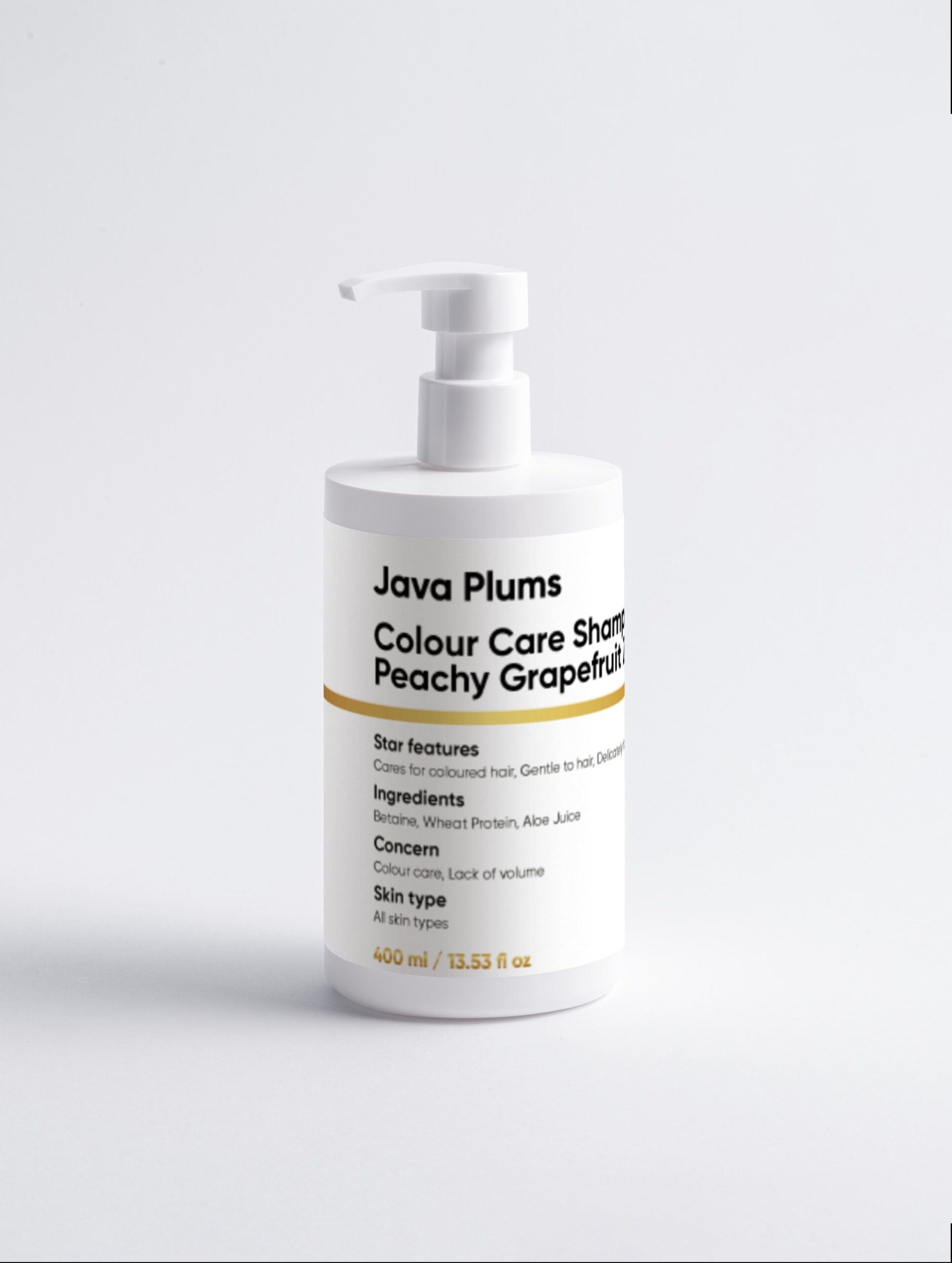 Colour Care Shampoo with Peachy Grapefruit Zest for vibrant colour protection and shiny, smooth hair.