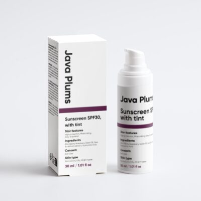 Sunscreen SPF30, with tint