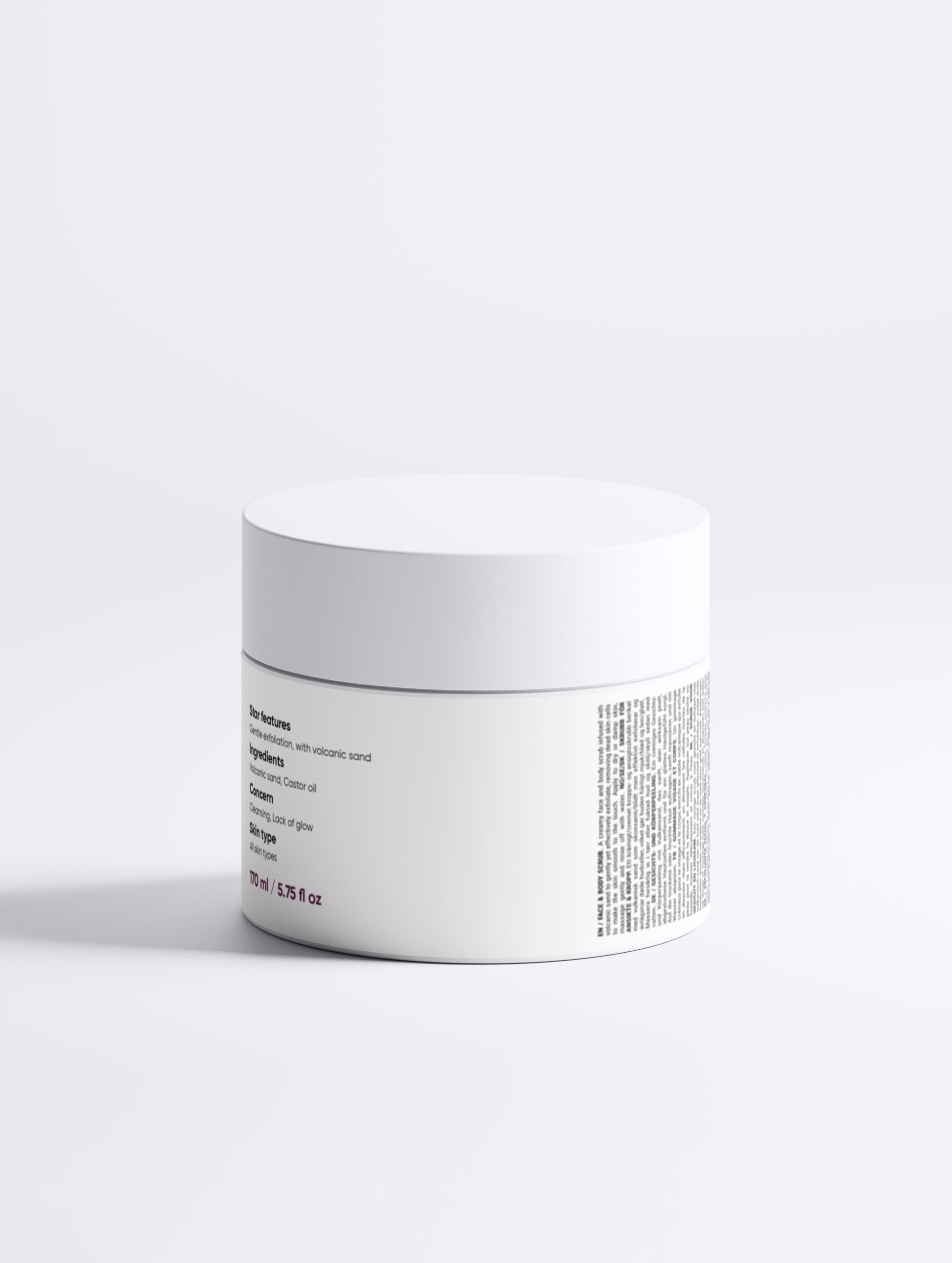 Icelandic Volcano Face & Body Scrub, 170 ml / 5.75 fl oz - Image 2