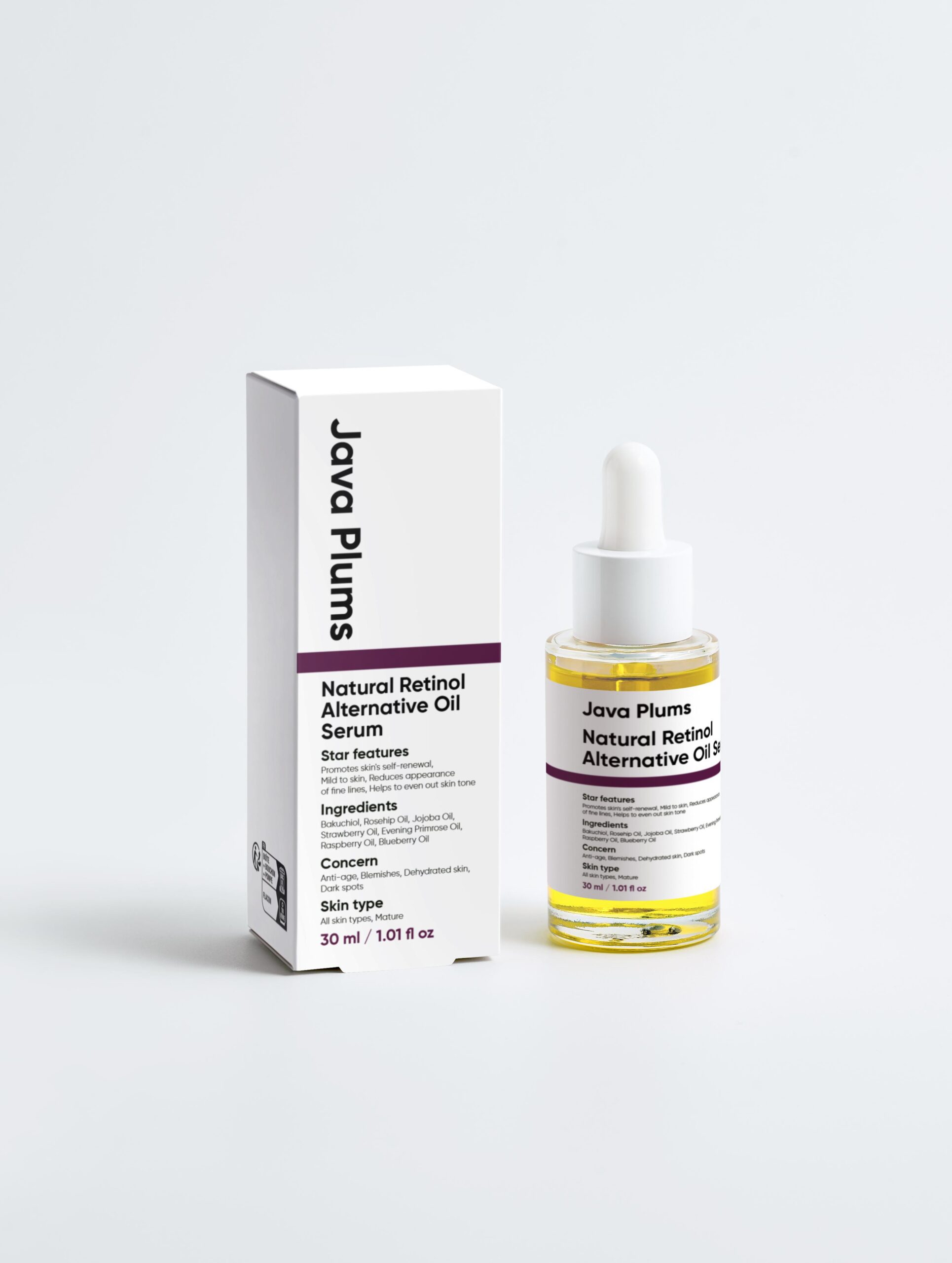 Natural Retinol Alternative Oil Serum, 30 ml / 1.01 fl oz