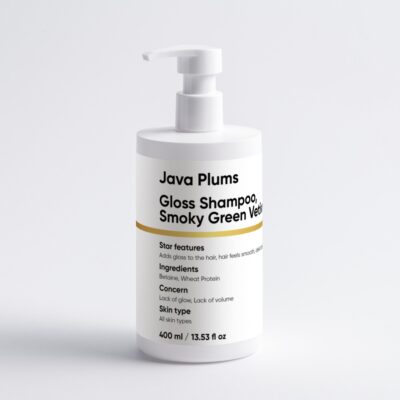 Gloss Shampoo, Smoky Green Vetiver, 400 ml / 13.53 fl oz