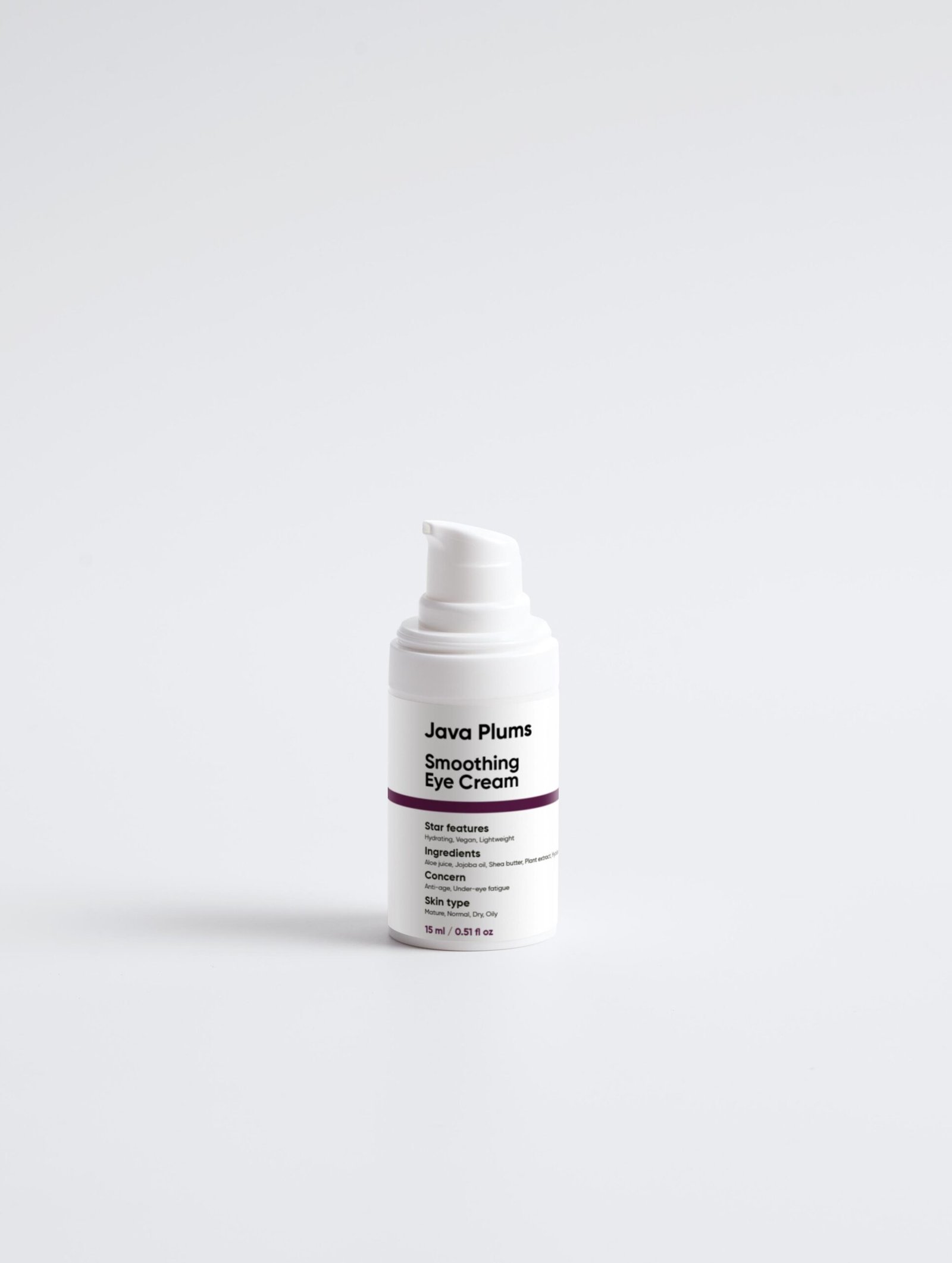 Java Plums Smoothing Eye Cream, 15 ml / 0.51 fl oz - Image 17