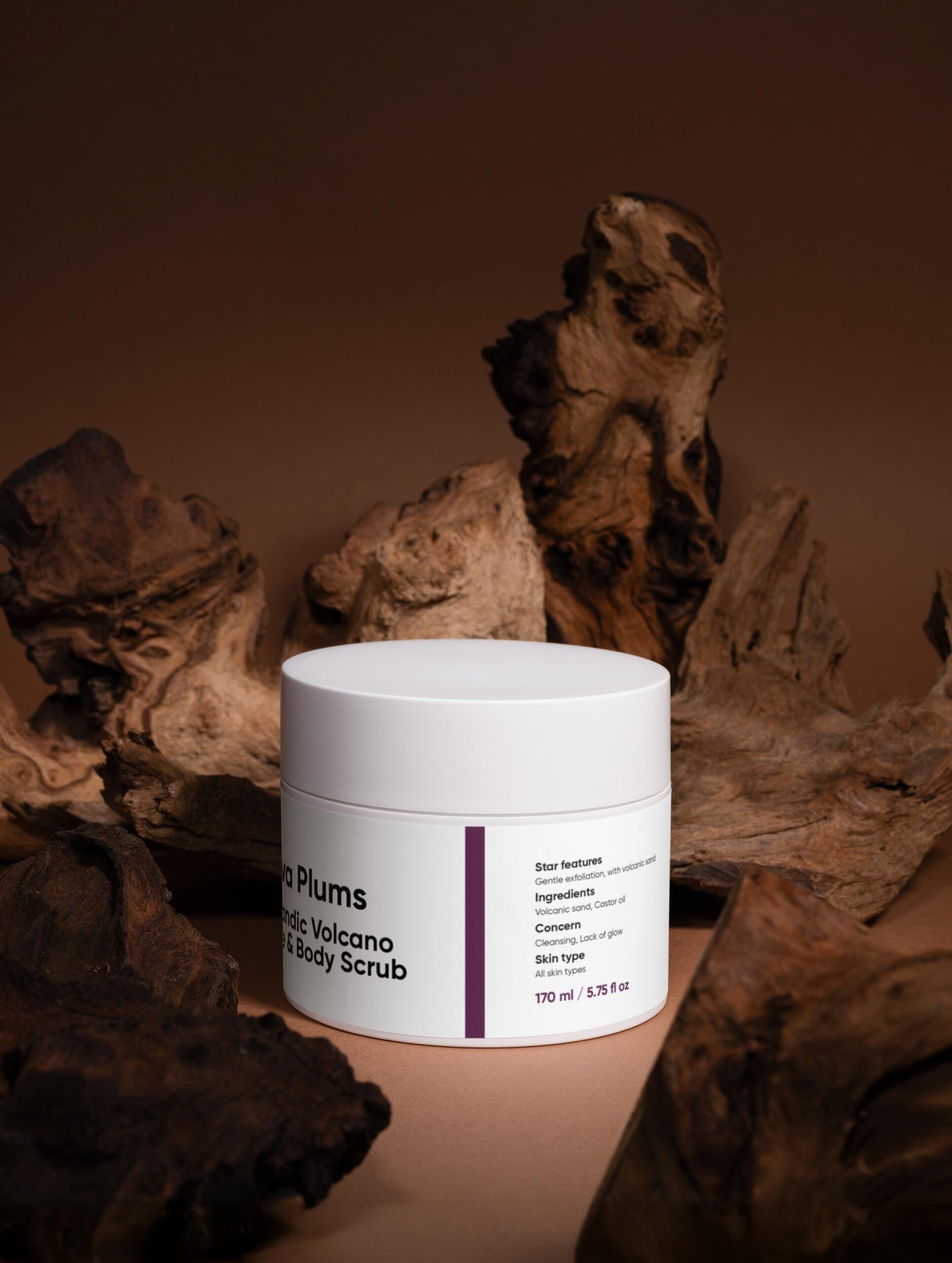 Javaplommon Icelandic Volcano Face & Body Scrub, 170 ml / 5.75 fl oz - Bild 6