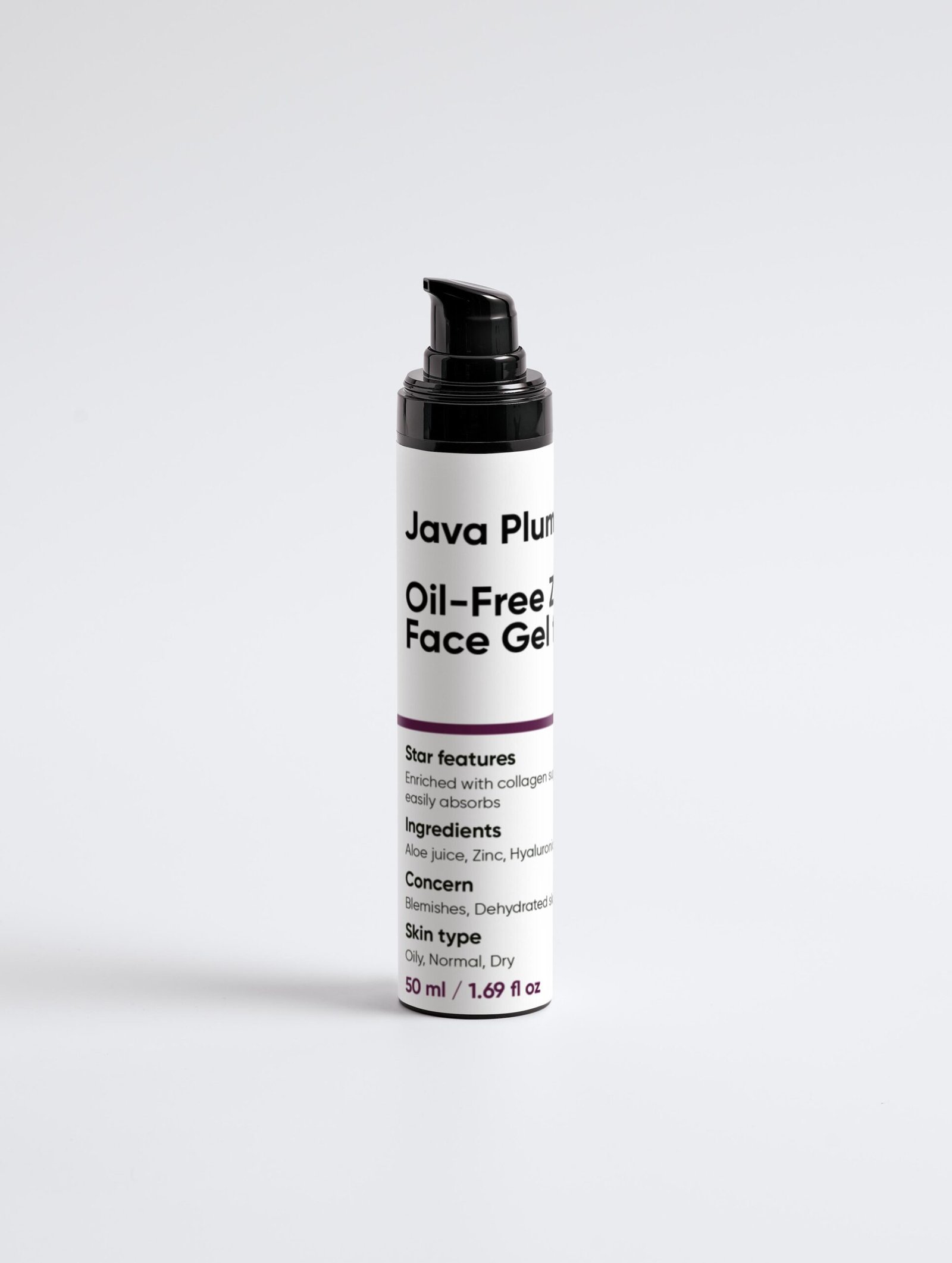 Javaplommon Oil-Free Zinc Face Gel for Men, 50 ml / 1.69 fl oz - Bild 9