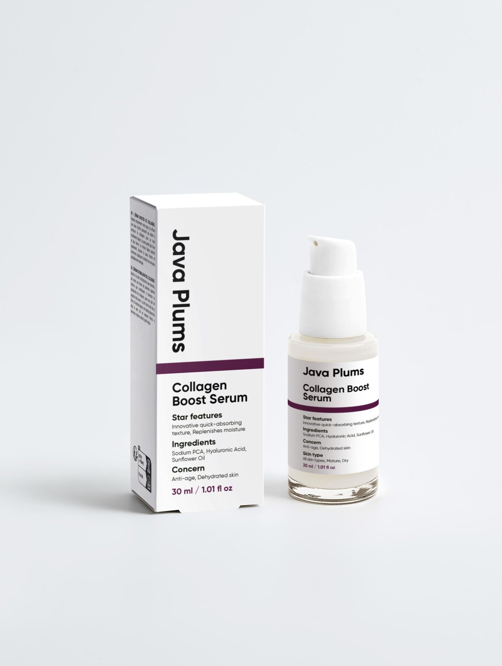 Java Plums Collagen Boost Serum, 30 ml / 1.01 fl oz - Image 5